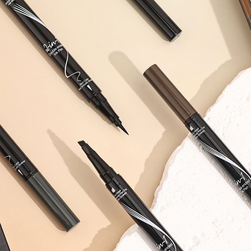 New Forked Dual-ended Liquid Eyebrow Pencil