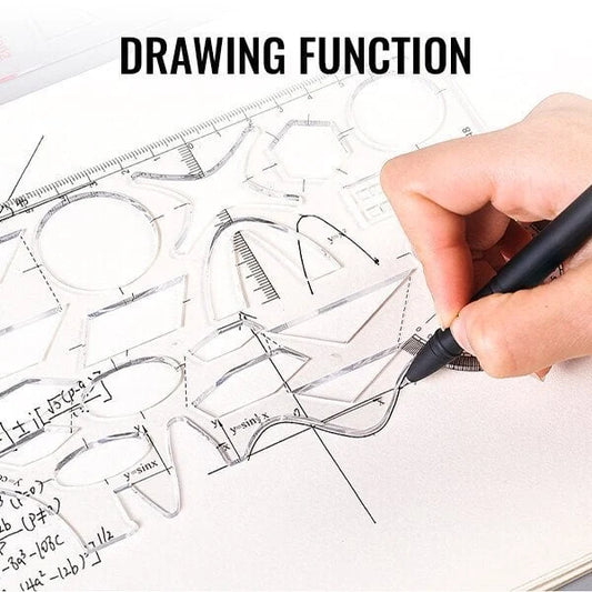 Mathematics template ruler function ruler geometry drawing board for primary and secondary school students