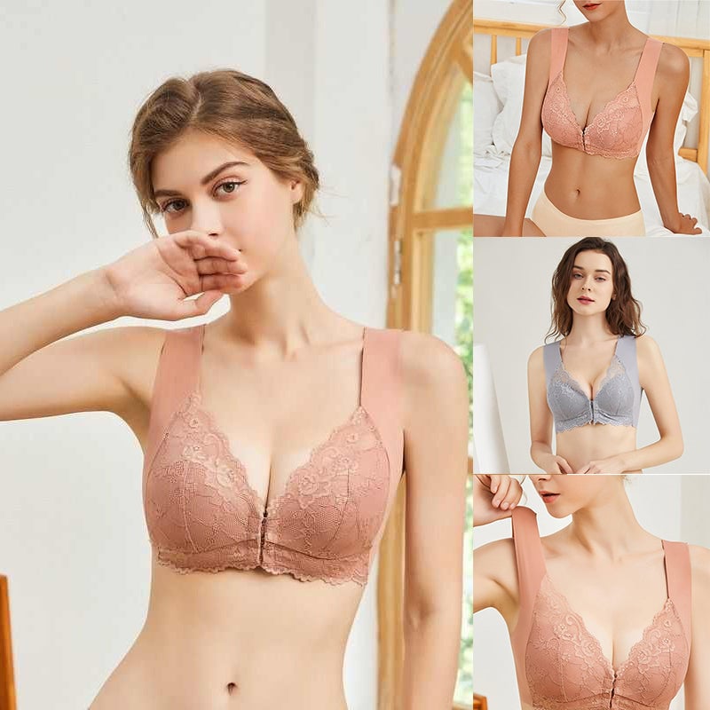 💁‍♀️Ladies lace no steel push up bra👙