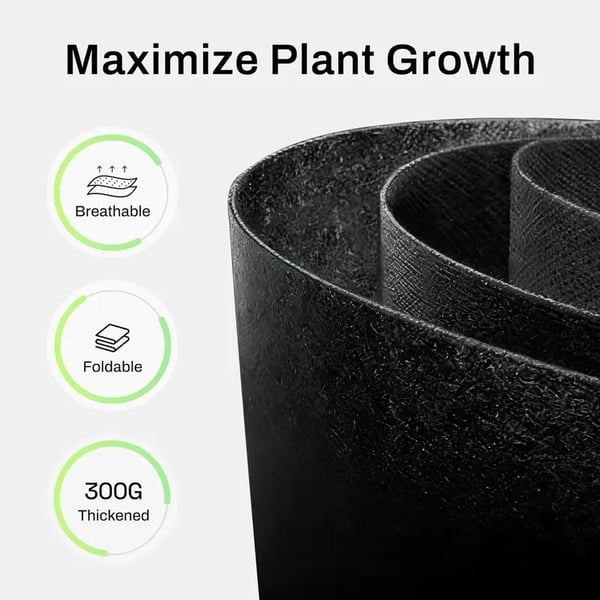 🌱5 Gallon Grow Bags – Heavy Duty Aeration Fabric Pots with Handles for Vegetables, Flowers & Fruits