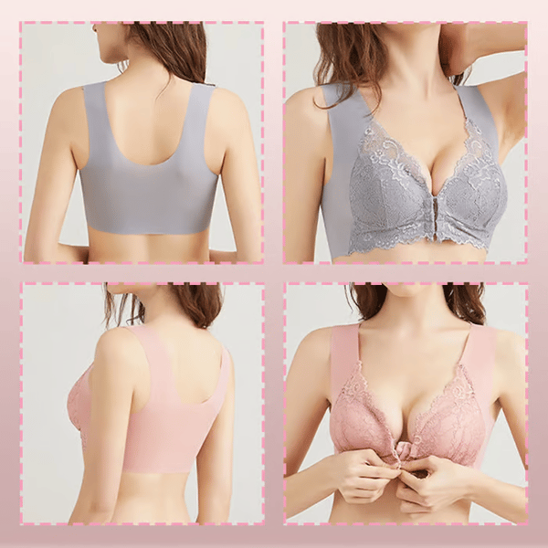 💁‍♀️Ladies lace no steel push up bra👙