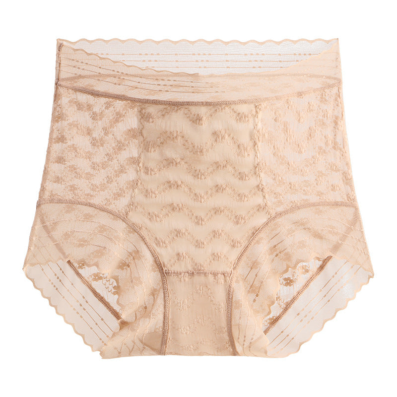 💕Thoughtful design, protecting your private parts💕Breathable Seamless High-Waist Lace Panties