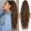 🌸Curly Wavy Frizzy Hair Extension with Ponytail
