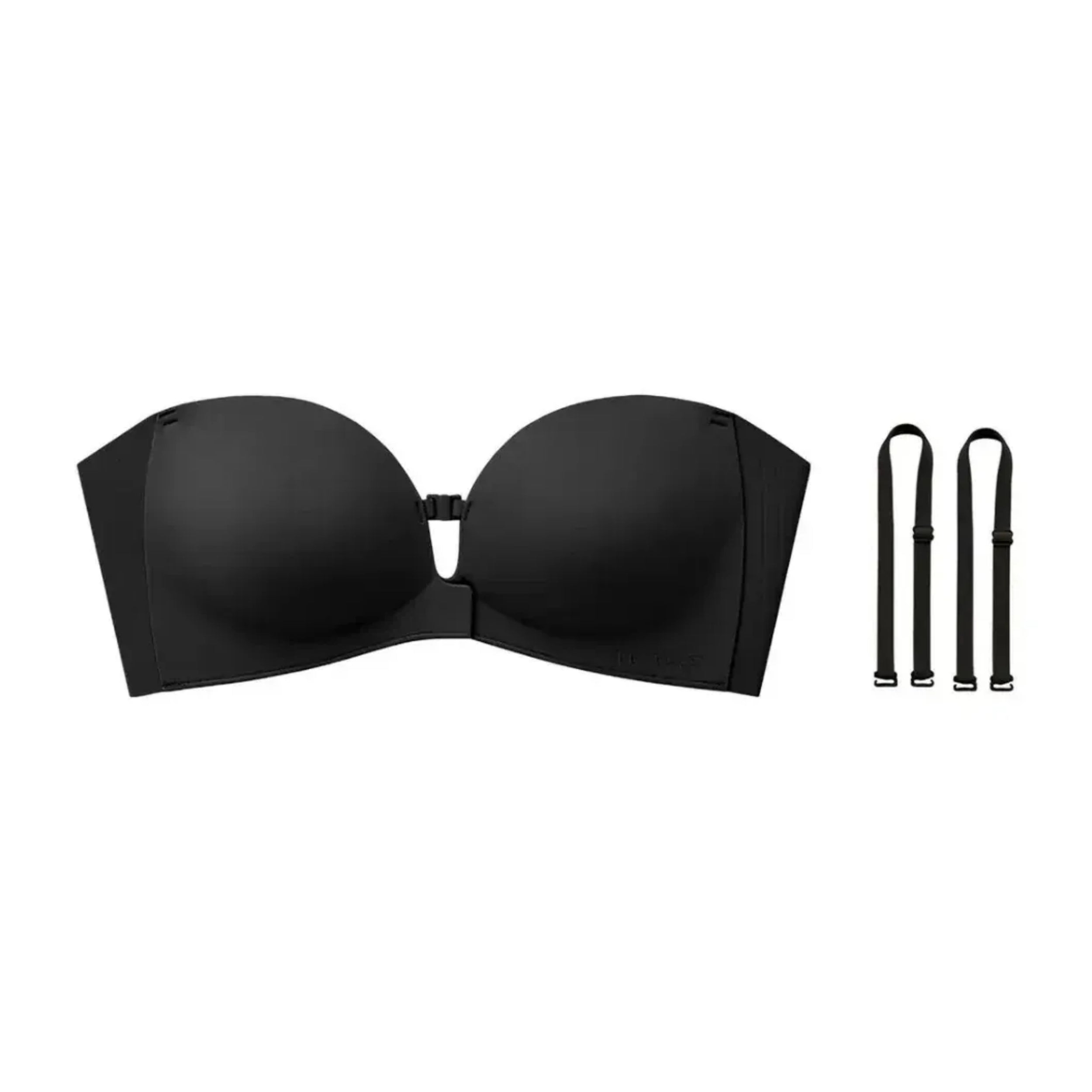 “I Finally Found a Bra That Disappears Under Everything I Wear” 💗-Strapless Front-Closure Push-Up Bra – Anti-Slip Grip