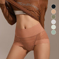 Women's Ice silk high waist lace panties