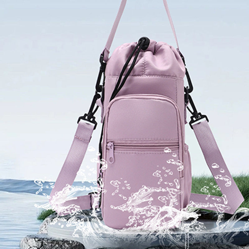🏆Flash Sale⚡30K+ SOLD! Almost Gone💥Water Bottle Carrier Bag with Phone Pockets