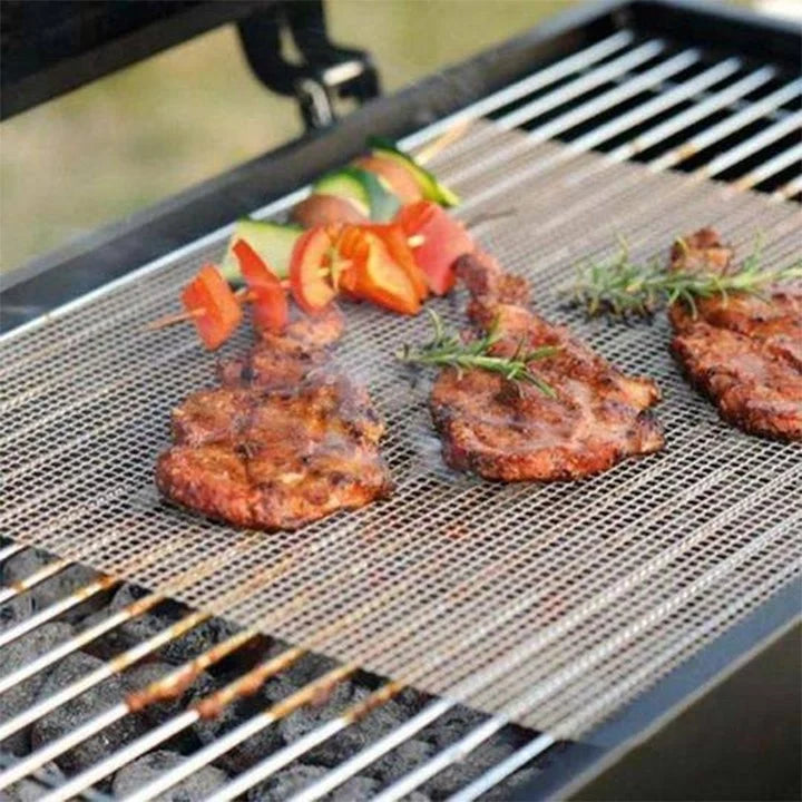 Non-Stick BBQ Grill Mesh Mat