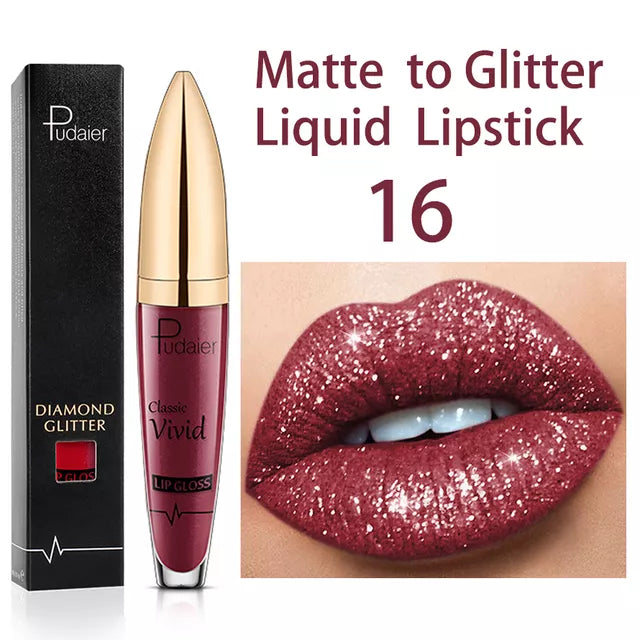 💄 New Amazing Lip Art Ideas- Diamond Lip Gloss Matte To Glitter Liquid Lipstick Waterproof