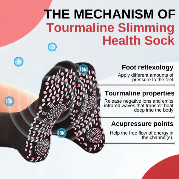TOURMALINE LYMPHVITY SLIMMING HEALTH SOCK