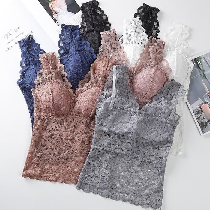 Long Lace Beauty Back Undershirt