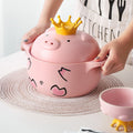 Ceramic Pig Cooking Pot