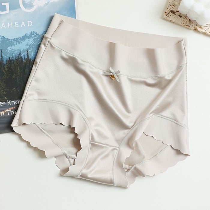 Satin Ice Silk Seamless Shaping Briefs
